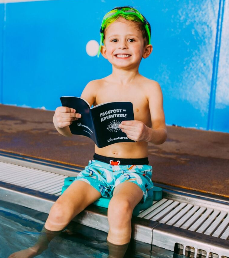 Kid Reading Passport to Adventure